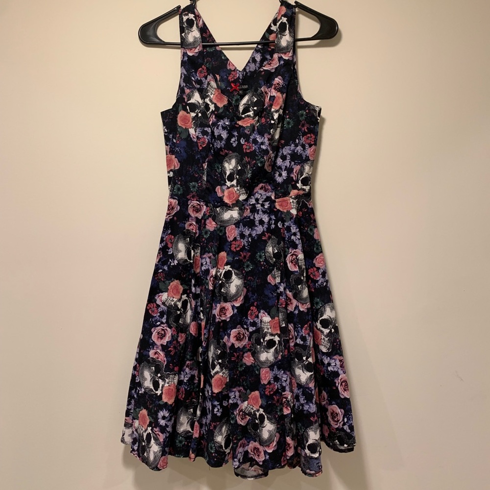 Cute Skulls and Flowers dress